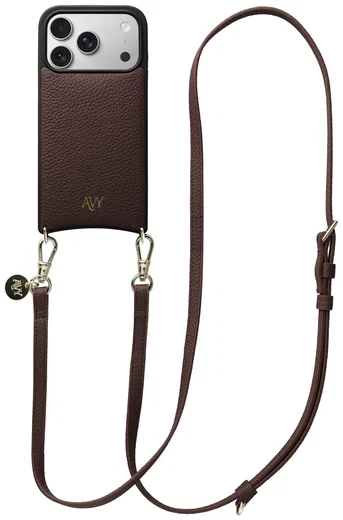 AVY Apple iPhone 17 Pro - Essential Kit - Chocolate - Long Leather afbeelding 1
