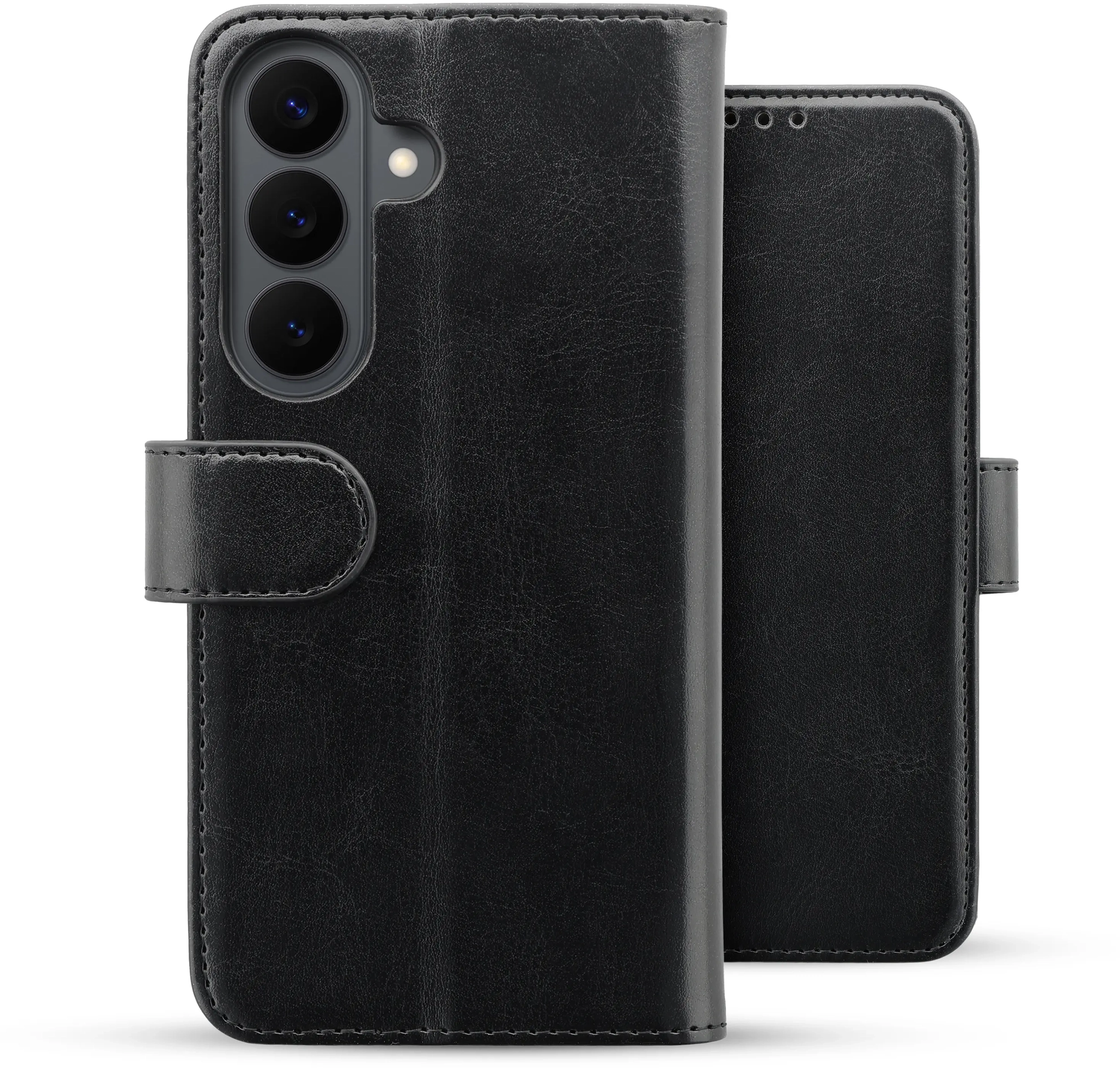 Rosso Element Samsung Galaxy S26 Hoesje Book Case Wallet Zwart afbeelding 2