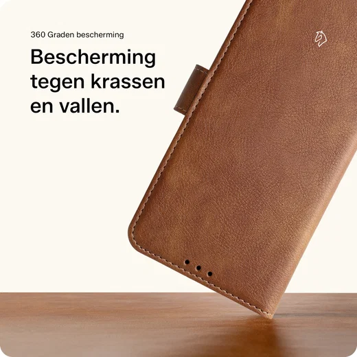 Rosso Element Samsung Galaxy S26 Hoesje Book Case Wallet Bruin afbeelding 6