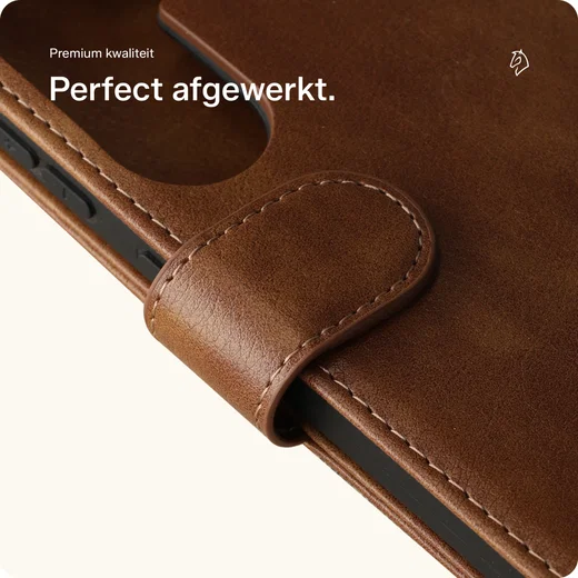 Rosso Element Samsung Galaxy S26 Hoesje Book Case Wallet Bruin afbeelding 7
