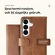 Rosso Element Samsung Galaxy S26 Hoesje Book Case Wallet Bruin afbeelding 3