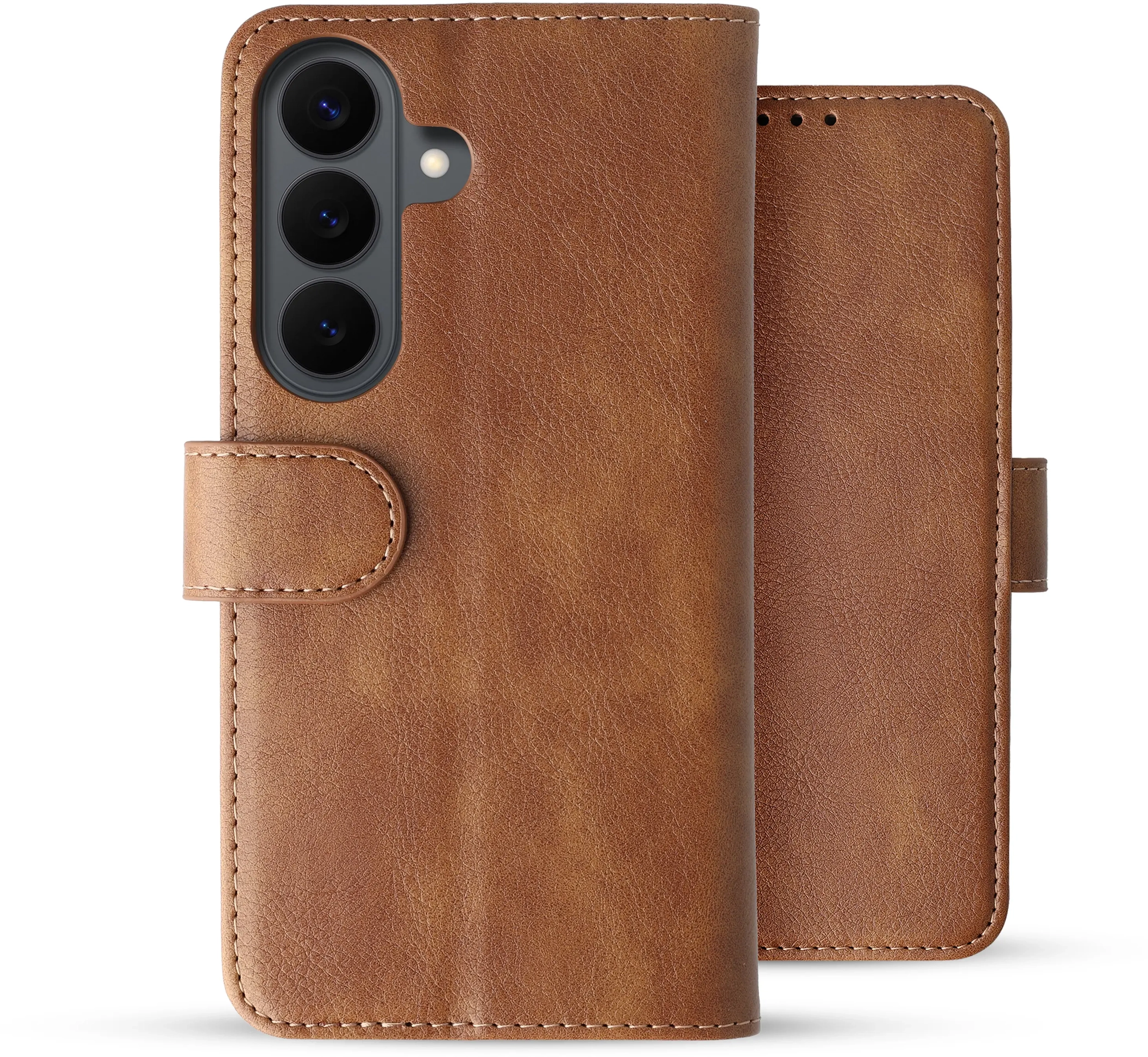 Rosso Element Samsung Galaxy S26 Hoesje Book Case Wallet Bruin afbeelding 2
