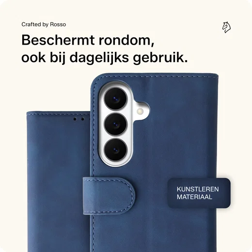 Rosso Element Samsung Galaxy S26 Hoesje Book Case Wallet Blauw afbeelding 3