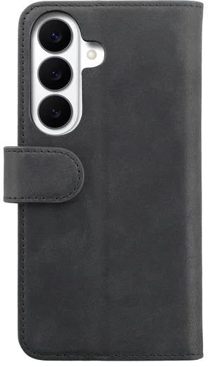 Rosso Deluxe Samsung Galaxy S26 Hoesje Echt Leer Book Case Zwart afbeelding 12