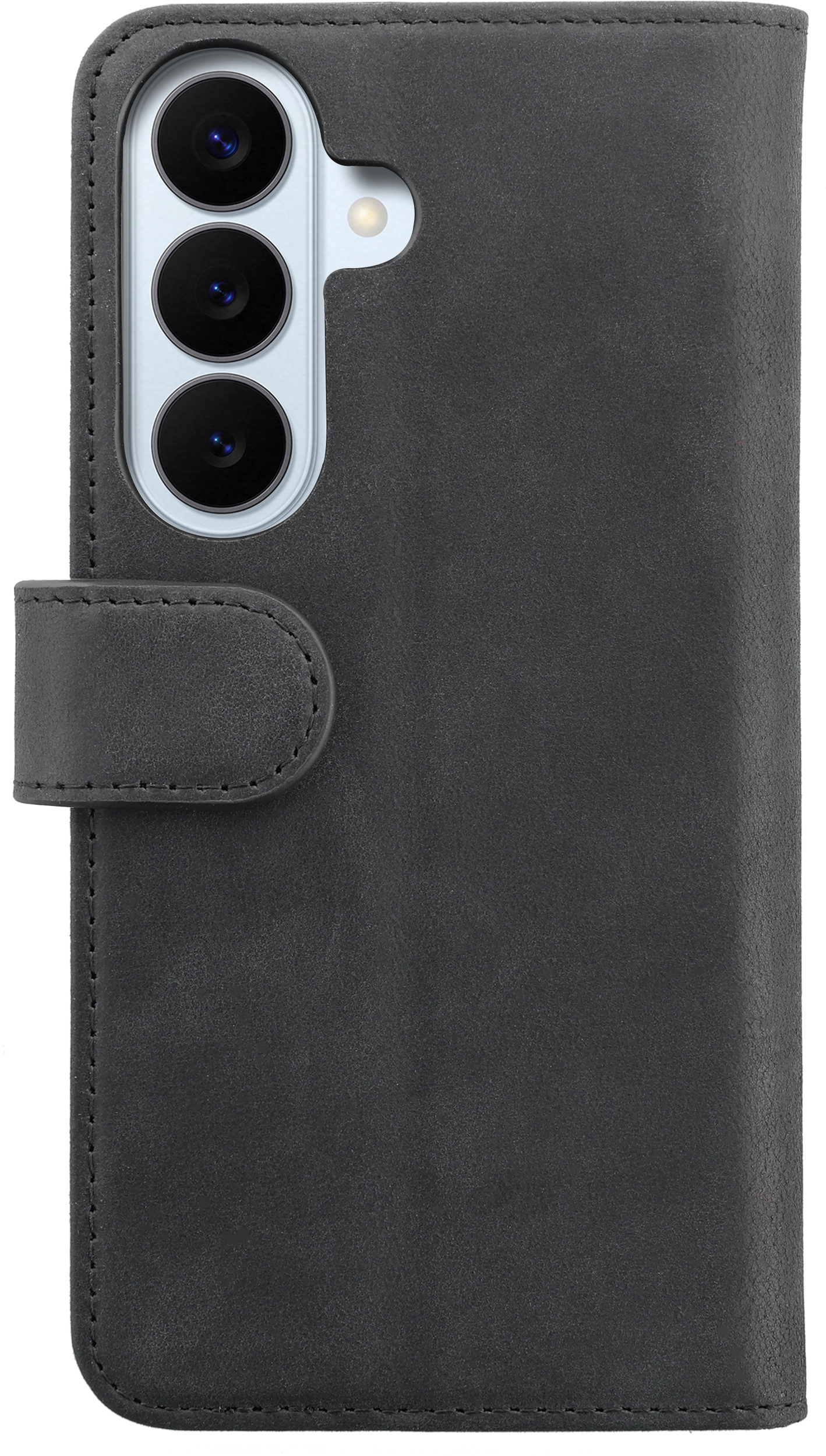 Rosso Deluxe Samsung Galaxy S26 Hoesje Echt Leer Book Case Zwart afbeelding 14