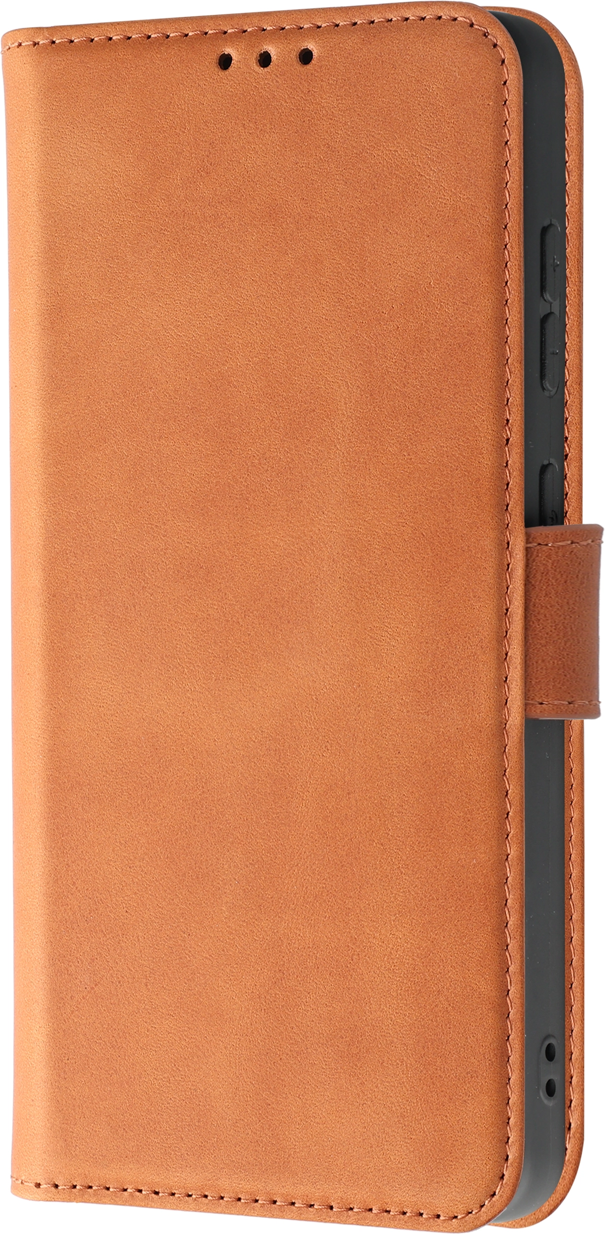 Rosso Deluxe Samsung Galaxy S26 Hoesje Echt Leer Book Case Bruin afbeelding 15
