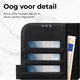 Rosso Elite Samsung Galaxy S26 Hoesje met MagSafe Book Case Echt Leer Zwart afbeelding 6