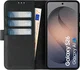 Rosso Elite Samsung Galaxy S26 Hoesje met MagSafe Book Case Echt Leer Zwart afbeelding 2