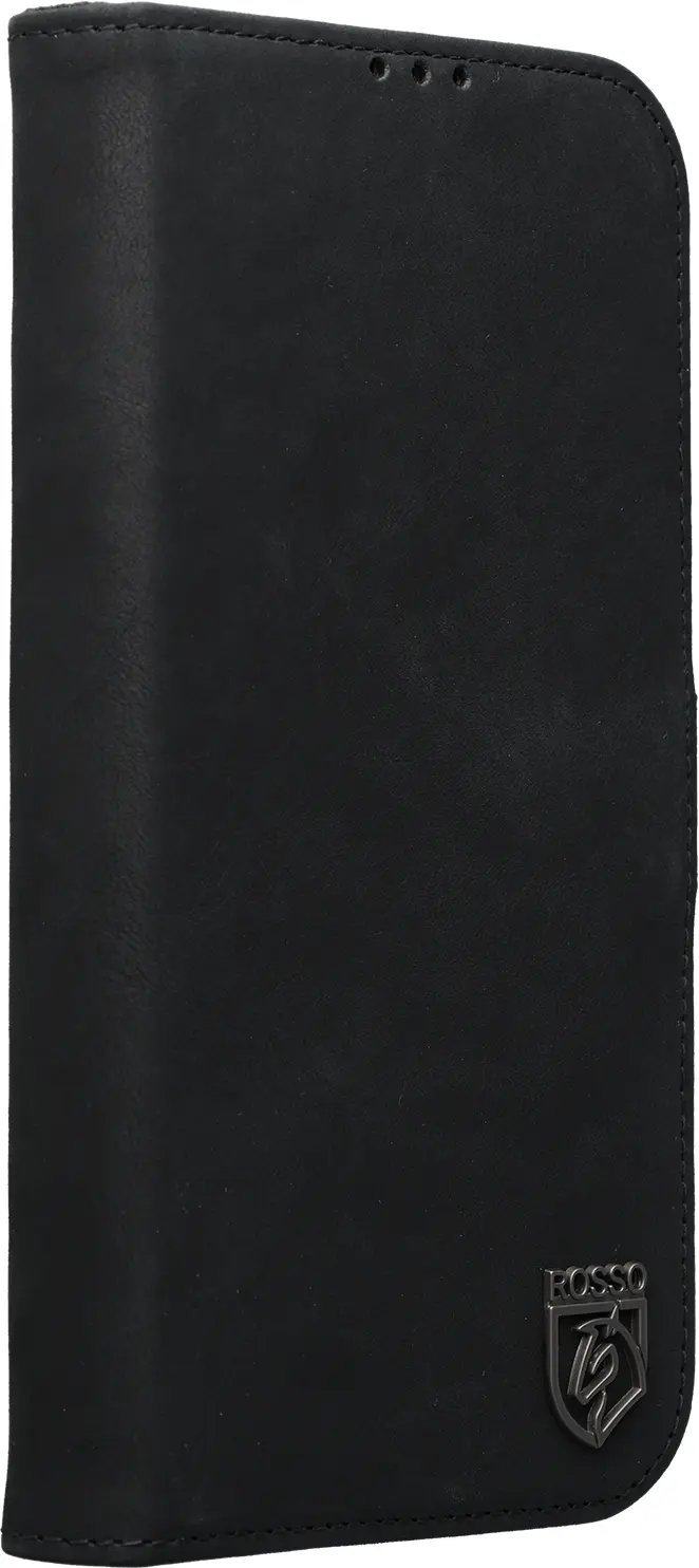 Rosso Elite Samsung Galaxy S26 Hoesje met MagSafe Book Case Echt Leer Zwart afbeelding 12