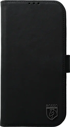 Rosso Elite Samsung Galaxy S26 Hoesje met MagSafe Book Case Echt Leer Zwart afbeelding 11