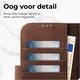 Rosso Elite Samsung Galaxy S26 Hoesje met MagSafe Book Case Echt Leer Bruin afbeelding 6