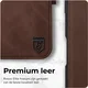 Rosso Elite Samsung Galaxy S26 Hoesje met MagSafe Book Case Echt Leer Bruin afbeelding 4