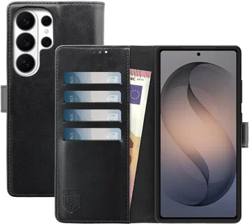 Rosso Element Samsung Galaxy S26 Ultra Hoesje Book Case Wallet Zwart