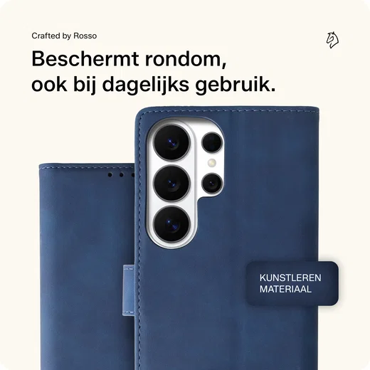 Rosso Element Samsung Galaxy S26 Ultra Hoesje Book Case Wallet Blauw afbeelding 2