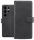 Rosso Deluxe Samsung Galaxy S26 Ultra Hoesje Echt Leer Book Case Zwart afbeelding 2