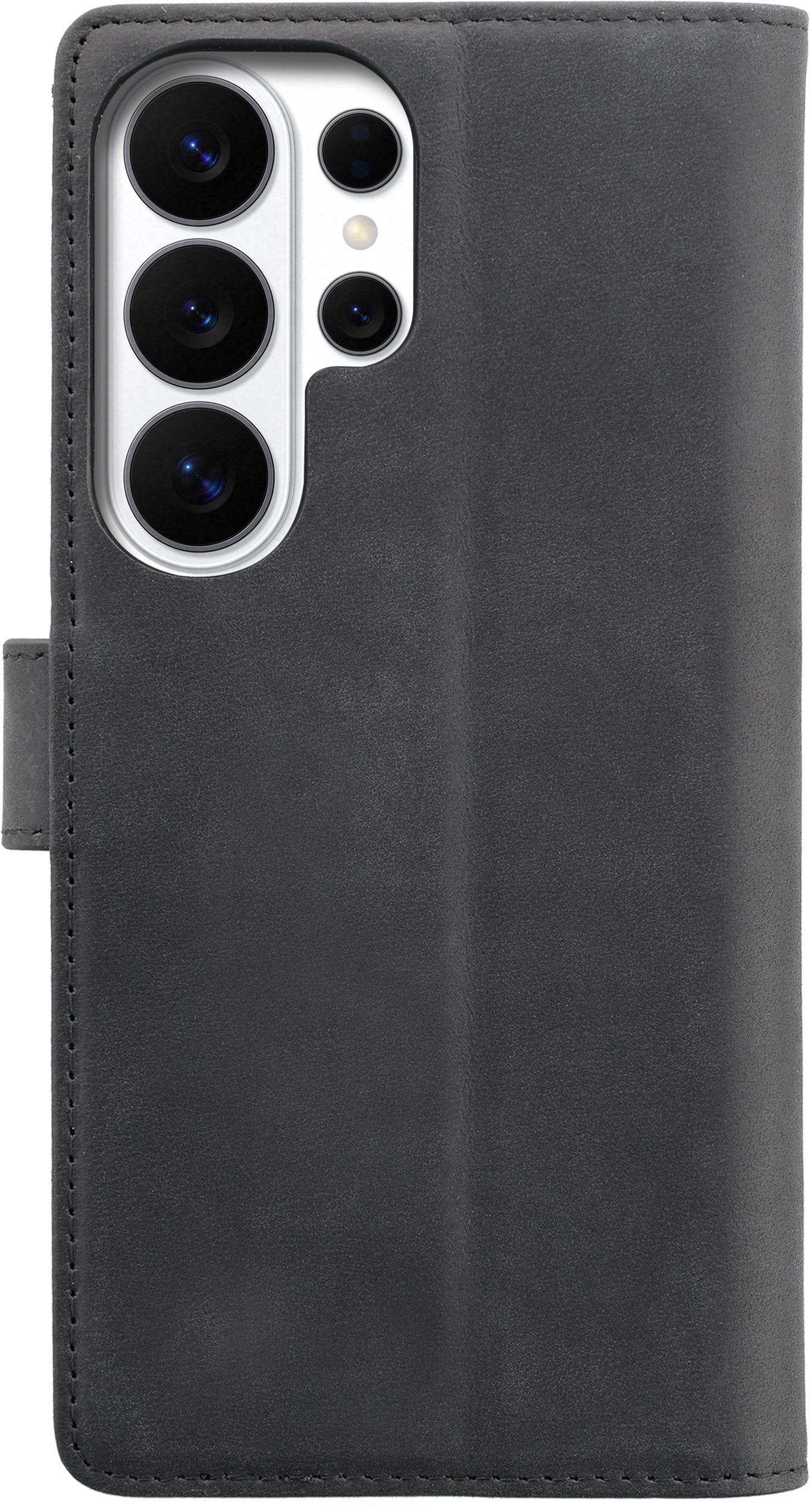 Rosso Deluxe Samsung Galaxy S26 Ultra Hoesje Echt Leer Book Case Zwart afbeelding 12