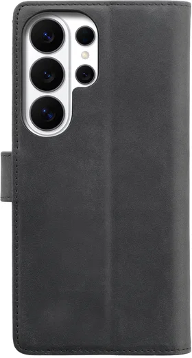 Rosso Deluxe Samsung Galaxy S26 Ultra Hoesje Echt Leer Book Case Zwart afbeelding 12