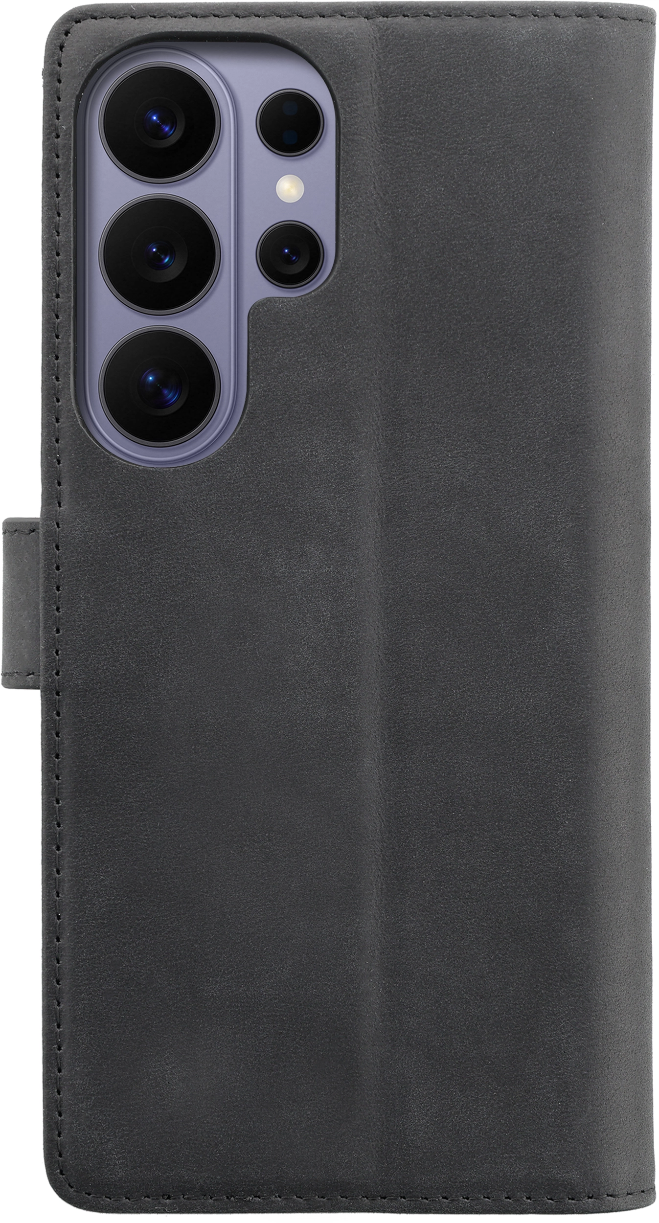 Rosso Deluxe Samsung Galaxy S26 Ultra Hoesje Echt Leer Book Case Zwart afbeelding 14