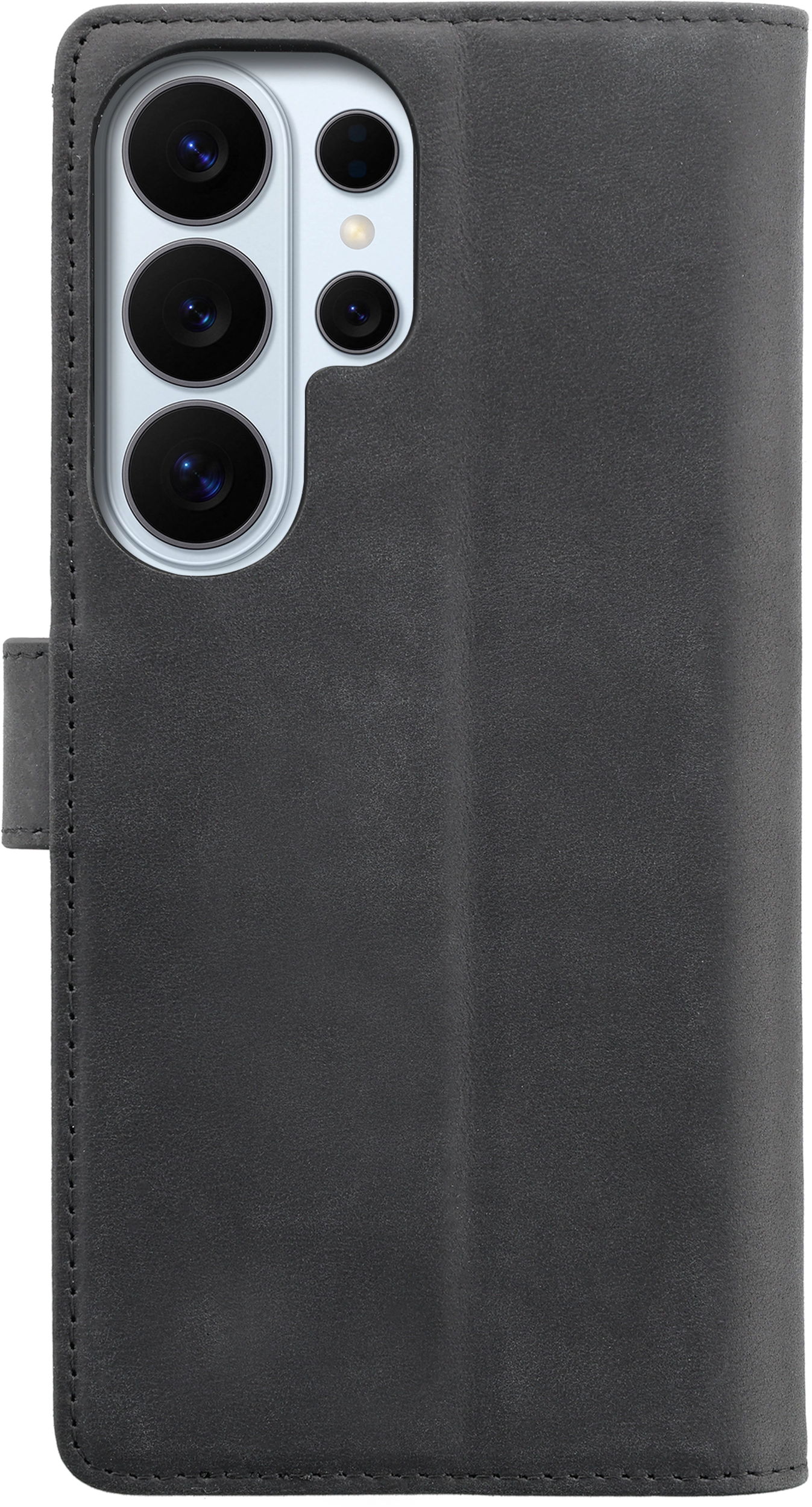 Rosso Deluxe Samsung Galaxy S26 Ultra Hoesje Echt Leer Book Case Zwart afbeelding 13