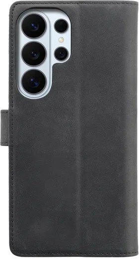 Rosso Deluxe Samsung Galaxy S26 Ultra Hoesje Echt Leer Book Case Zwart afbeelding 13
