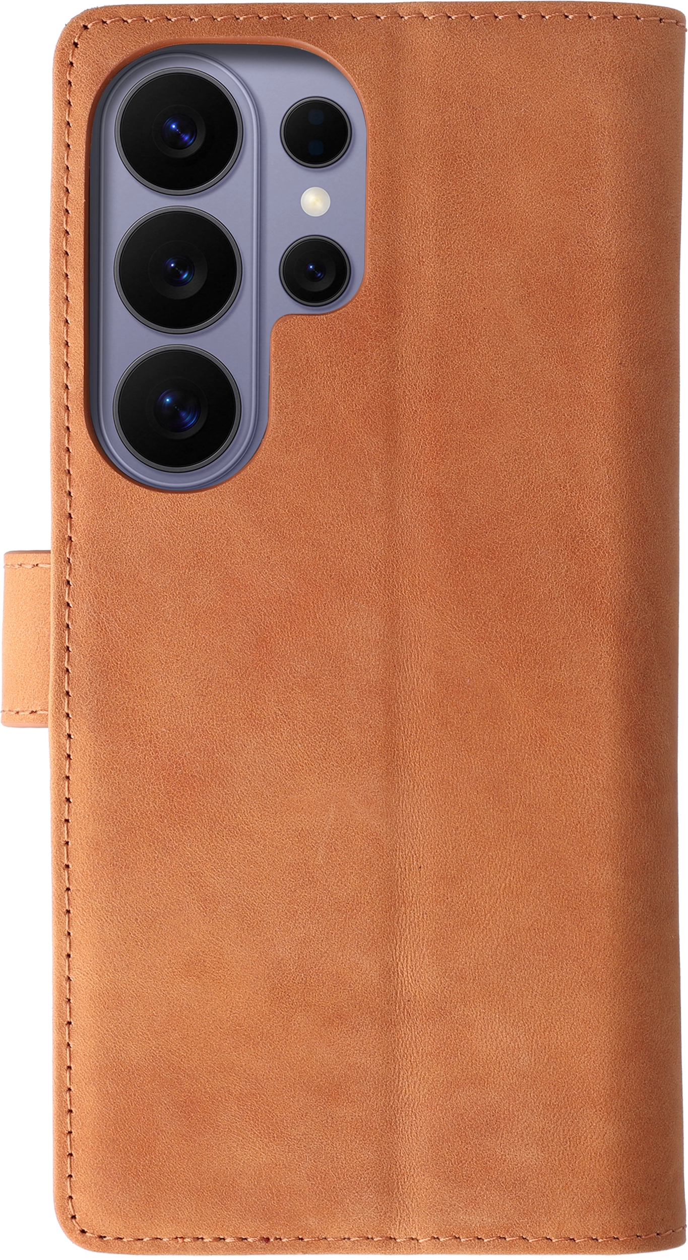 Rosso Deluxe Samsung Galaxy S26 Ultra Hoesje Echt Leer Book Case Bruin afbeelding 12