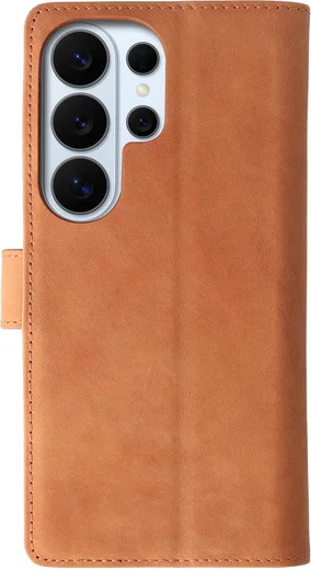 Rosso Deluxe Samsung Galaxy S26 Ultra Hoesje Echt Leer Book Case Bruin afbeelding 13