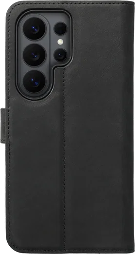 Rosso Elite Samsung S26 Ultra Hoesje met MagSafe Book Case Echt Leer Zwart afbeelding 9