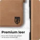 Rosso Elite Samsung S26 Ultra Hoesje met MagSafe Book Case Echt Leer Lichtbruin afbeelding 4