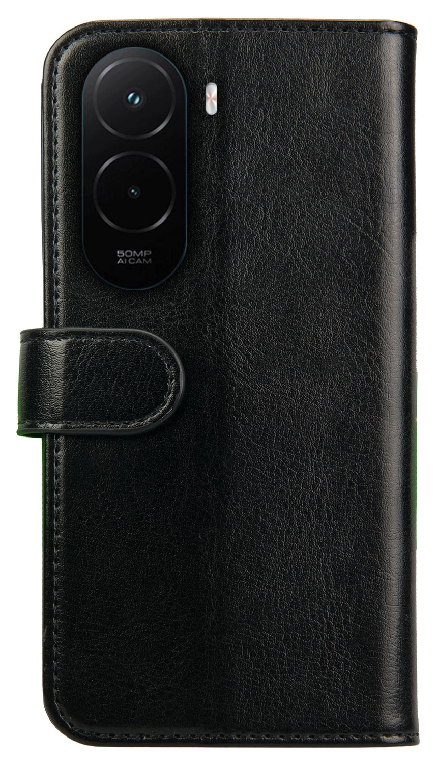 Rosso Element Xiaomi Poco M7 4G Hoesje Book Case Wallet Zwart afbeelding 2