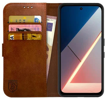 Rosso Element Xiaomi Poco M7 4G Hoesje Book Case Wallet Bruin