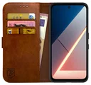 Rosso Element Xiaomi Poco M7 4G Hoesje Book Case Wallet Bruin