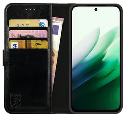 Rosso Element Xiaomi Redmi 15 5G Hoesje Book Case Wallet Zwart afbeelding