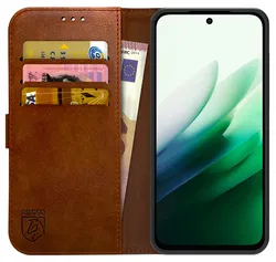 Rosso Element Xiaomi Redmi 15 5G Hoesje Book Case Wallet Bruin afbeelding