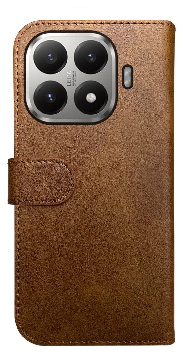 Rosso Element Xiaomi 15T Pro Hoesje Book Case Wallet Bruin afbeelding 2