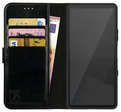 Rosso Element Sony Xperia 10 VII Hoesje Book Case Wallet Zwart afbeelding