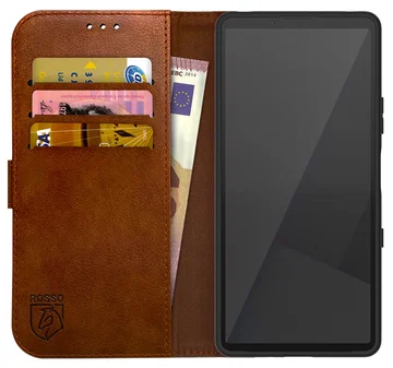 Rosso Element Sony Xperia 10 VII Hoesje Book Case Wallet Bruin