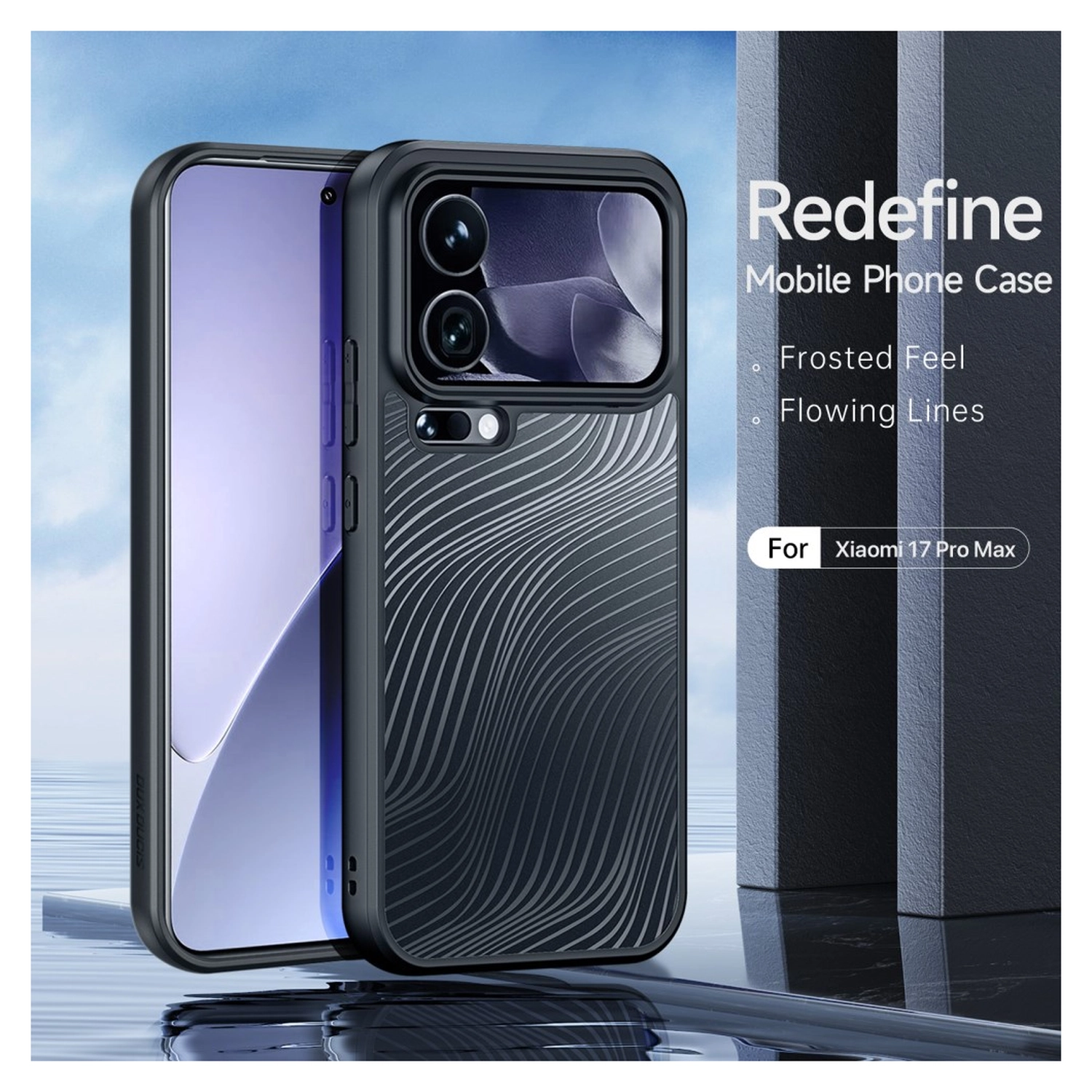 Dux Ducis Aimo Xiaomi 17 Pro Max Hoesje Back Cover Zwart afbeelding 3