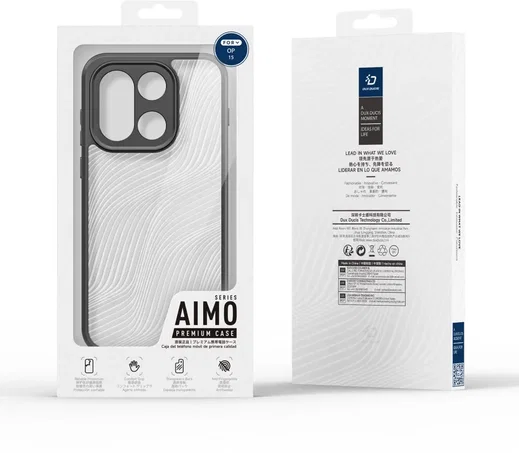 Dux Ducis Aimo OnePlus 15 Hoesje Back Cover Zwart afbeelding 8