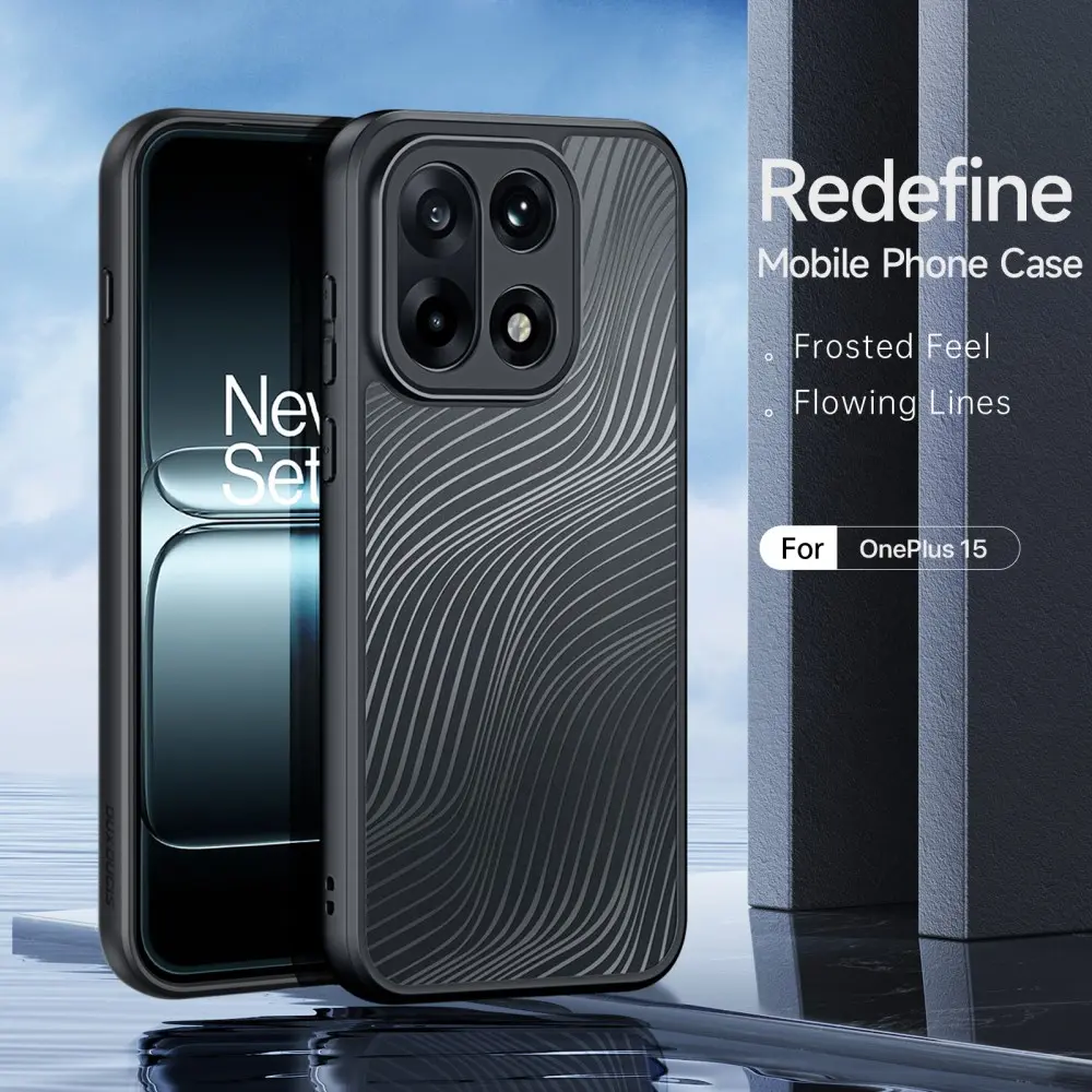 Dux Ducis Aimo OnePlus 15 Hoesje Back Cover Zwart afbeelding 3