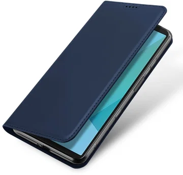 Dux Ducis Skin Pro Sony Xperia 10 VII Hoesje Portemonnee Book Case Blauw