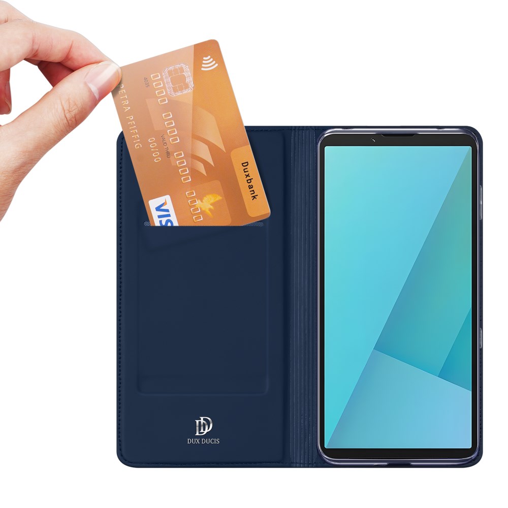 Dux Ducis Skin Pro Sony Xperia 10 VII Hoesje Portemonnee Book Case Blauw afbeelding 2
