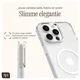 AVY Apple iPhone 15 Pro Max Hoesje met Koord & MagSafe 130CM Tressé Beige afbeelding 7