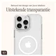 AVY Apple iPhone 15 Pro Max Hoesje met Koord & MagSafe 130CM Tressé Beige afbeelding 8