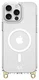 AVY Apple iPhone 15 Pro Max Hoesje met Koord & MagSafe 130CM Tressé Beige afbeelding 12