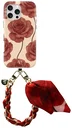 AVY Apple iPhone 15 Pro Max MagSafe Hoesje met Koord (32CM) Botanique Roses