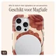 AVY Apple iPhone 15 Pro Max MagSafe Hoesje met Koord (32CM) Botanique Roses afbeelding 8