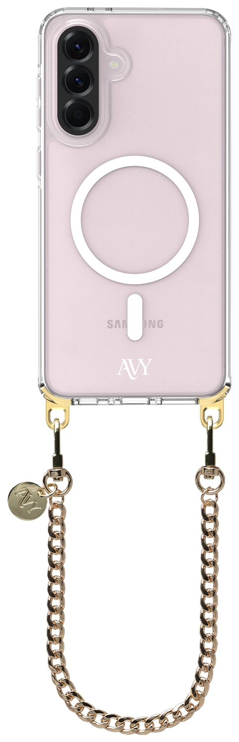 AVY Samsung Galaxy A56 / A36 Hoesje met Koord & MagSafe 30CM Aurum Lien afbeelding 1