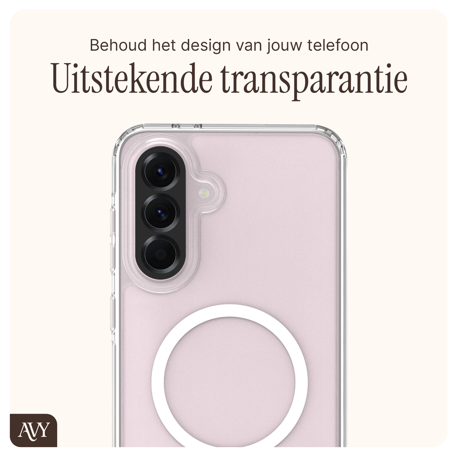 AVY Samsung Galaxy A56 / A36 Hoesje met Koord & MagSafe 30CM Aurum Lien afbeelding 6
