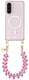 AVY Samsung Galaxy A56 / A36 Hoesje met Koord & MagSafe 30CM Cupid Clear Pink