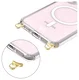 AVY Samsung Galaxy A56 / A36 Hoesje met Koord & MagSafe 30CM Cupid Clear Pink afbeelding 17